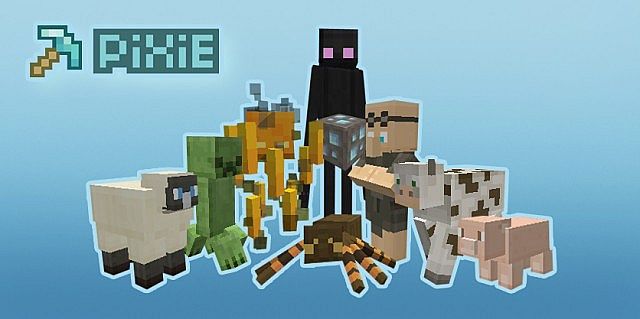 PIXIE Texture Pack (16x16) Minecraft Pocket Edition 0.14.x / 0.15.x (No Bugs, No Lag)